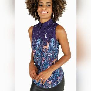 Blackmilk Woodland Friends Business Time Shirt